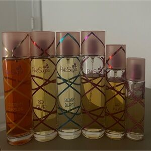 Lots of 6 (3new 3opened) aquolina 3.4-1.7oz aquolina pink sugar